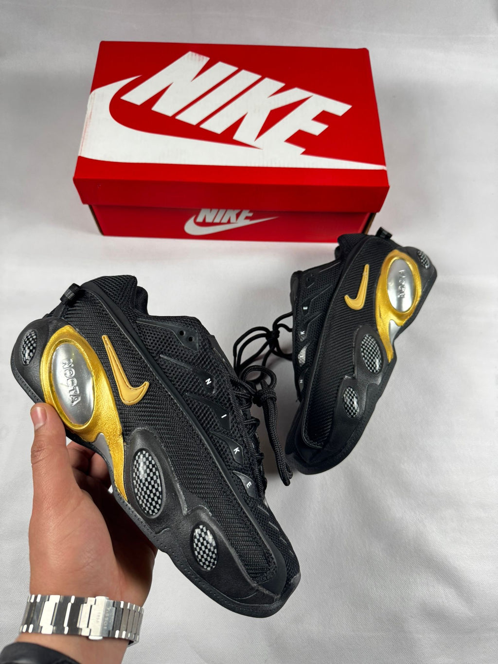 Nike NOCTA Glide BLACK UNIVERSITY GOLD