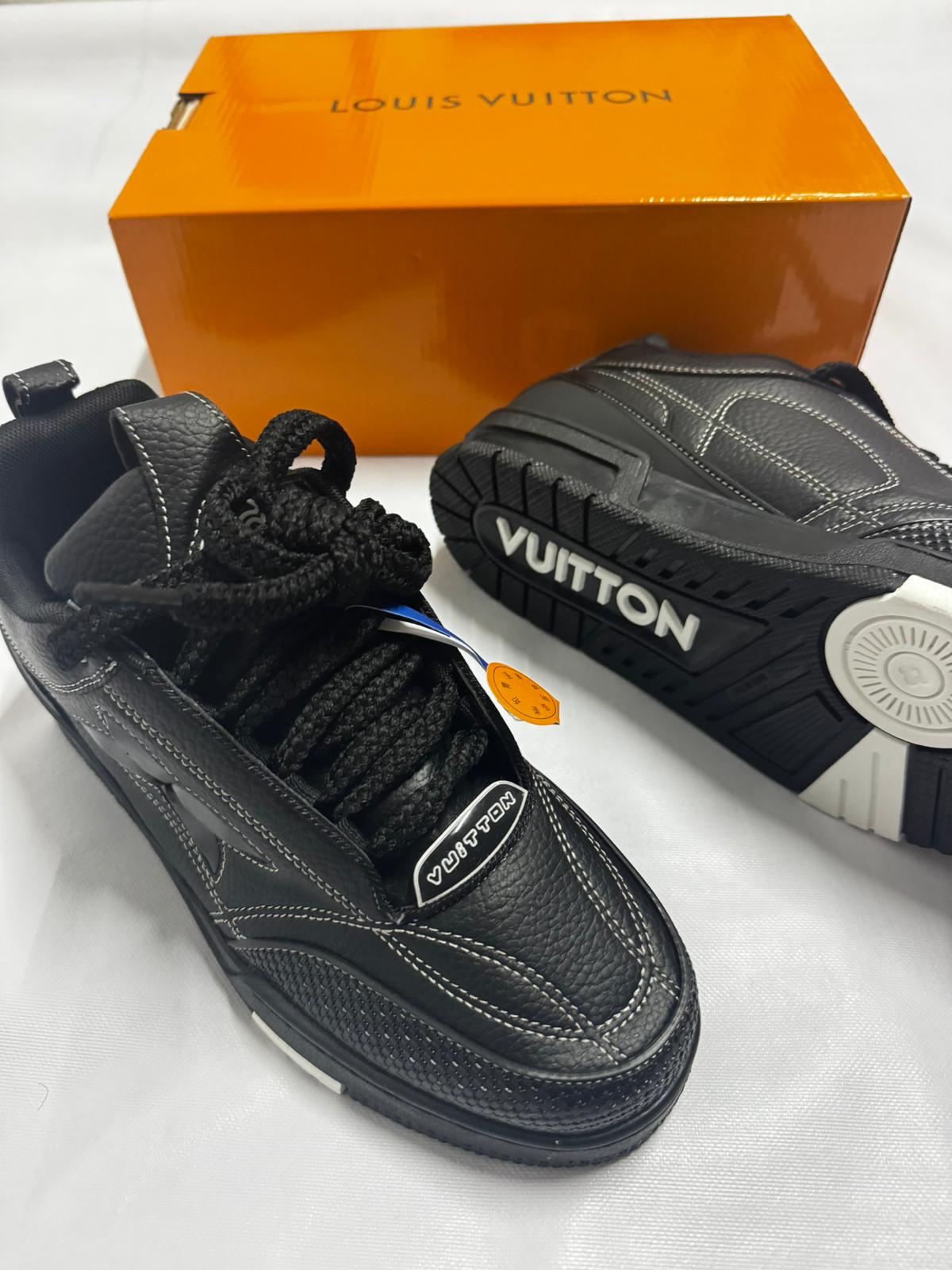 LOUIS VUITTON SKATE  De Cuero "Negras"