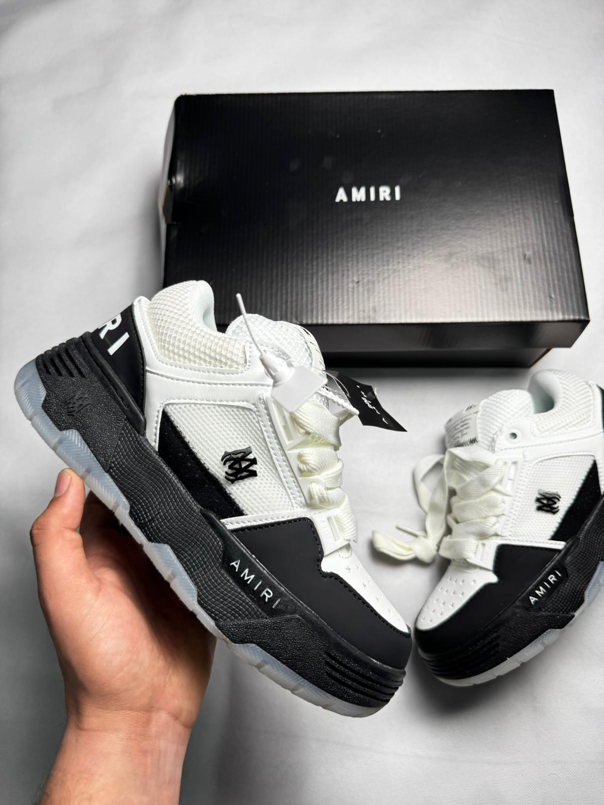 Amiri Skel Top Low Black & White