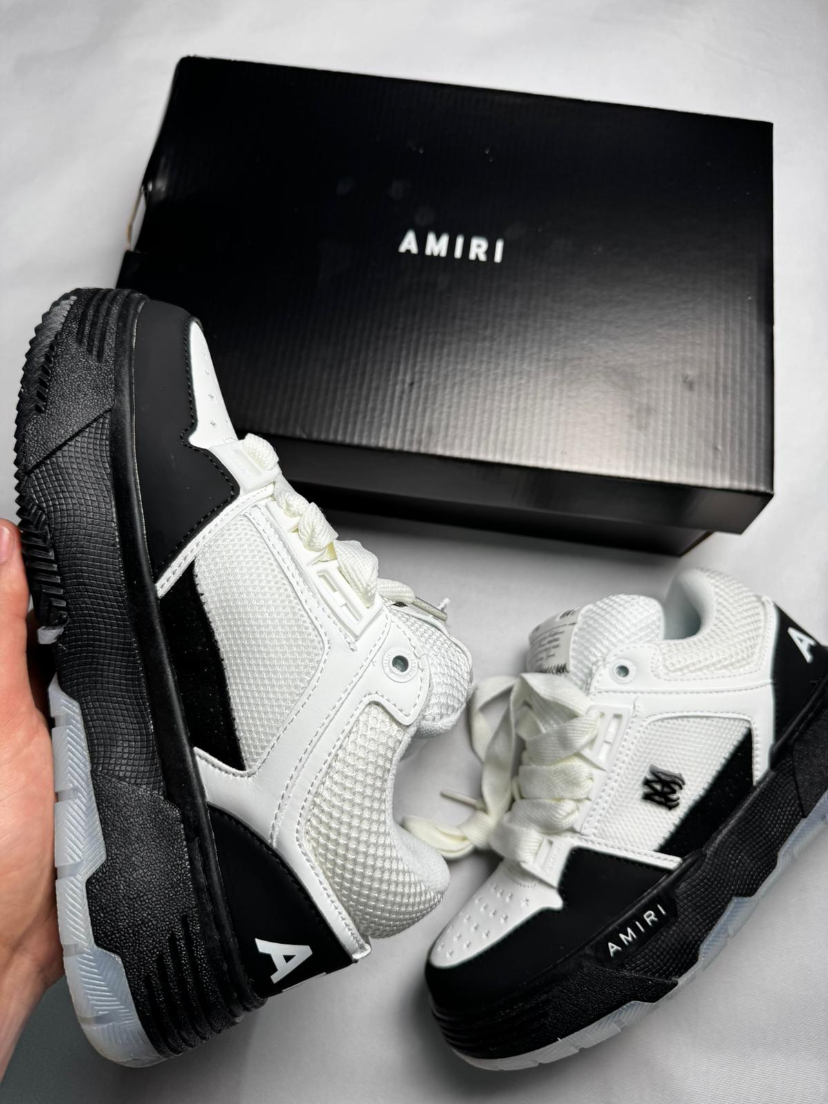 Amiri Skel Top Low Black & White